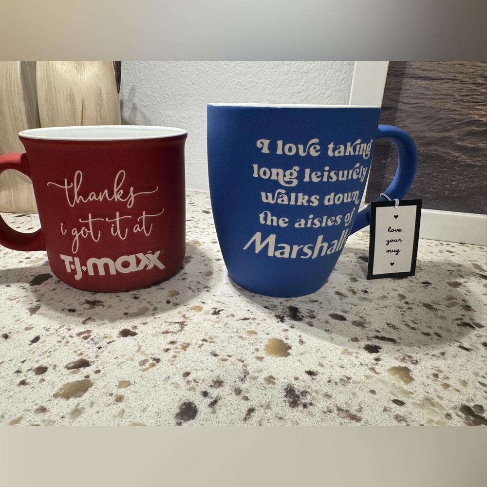 Tj‎ Maxx and Marshall’s mugs